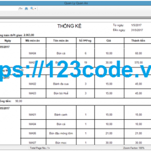 Tải source code hệ thống quản lý quán ăn c# có báo cáo kèm data1