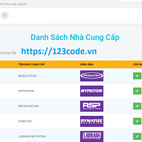 Chia sẻ source code website bán hàng php thuần full database