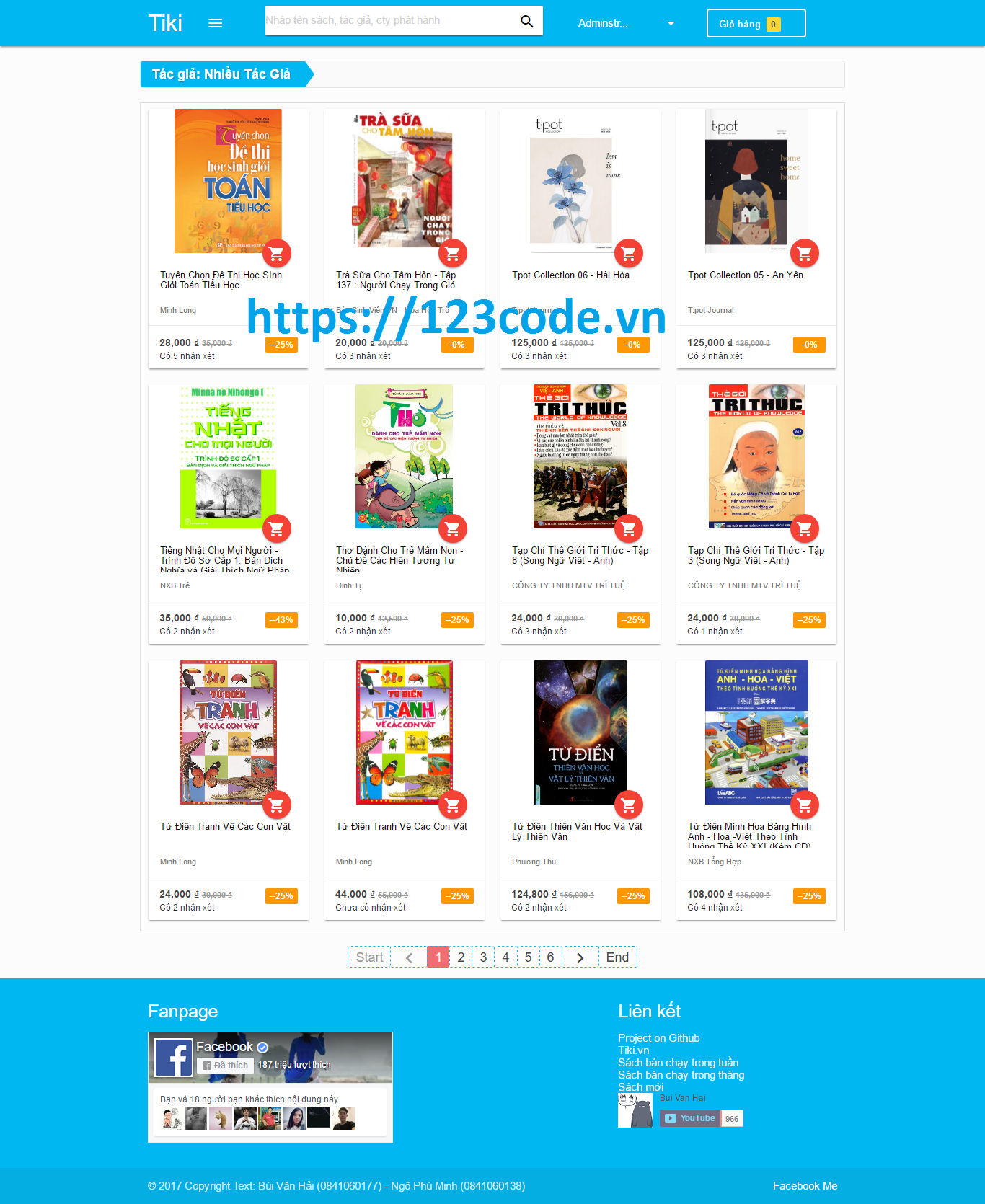 share source code website bán sách online php laravel
