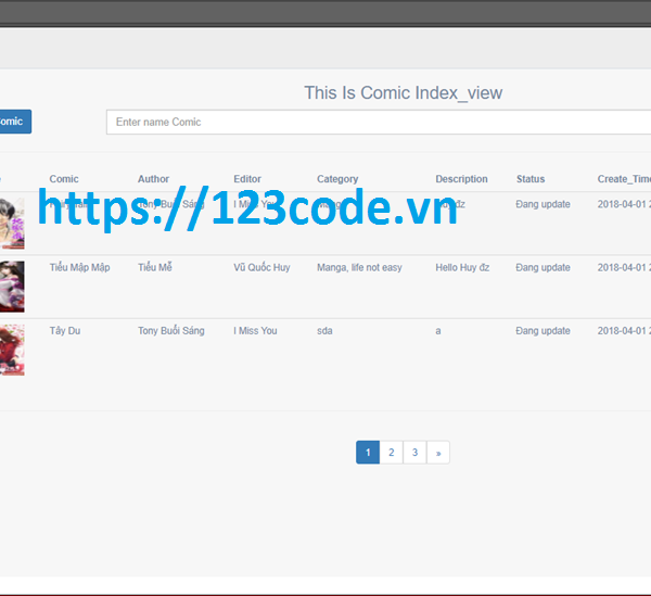 share source code website đọc truyện online full báo cáo và data DATN