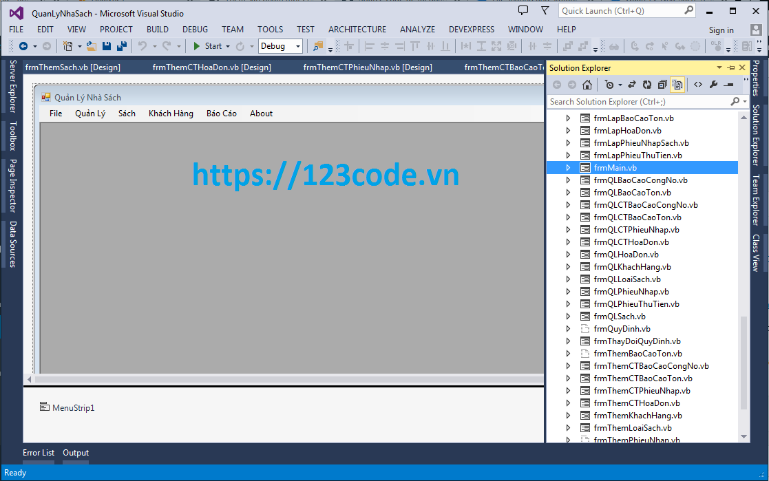 Source code đồ án quản lý nhà sách vb.net sql server full báo cáo