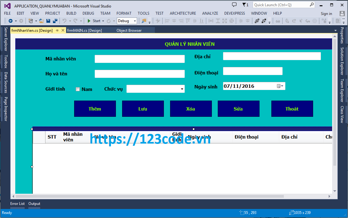 Source code quản lý mua bán c# sql server có báo cáo