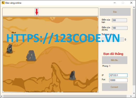 Tải miễn phí source code game đào vàng c# có bao cáo
