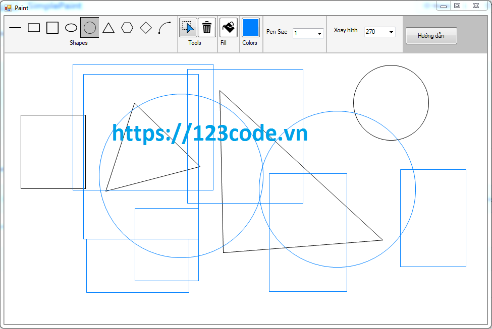 Source code vẽ hình - paint viết bằng c# tải miễn phí