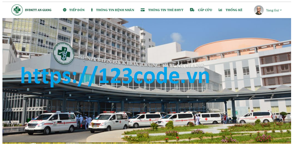 Source code hệ thống khám chữa bệnh tại bệnh viện php laravel có báo cáo
