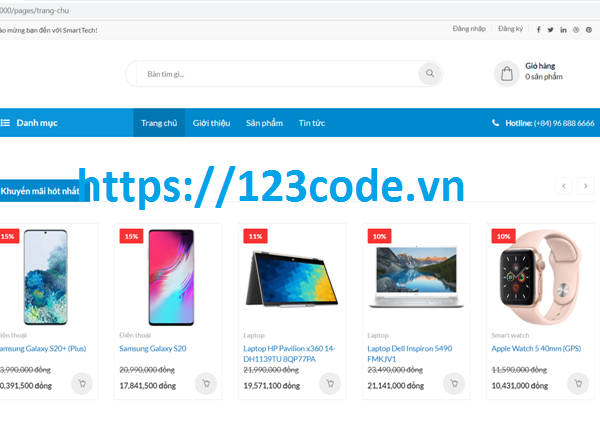 Khóa luận tốt nghiệp xây dựng website bán hàng php laravel có báo cáo