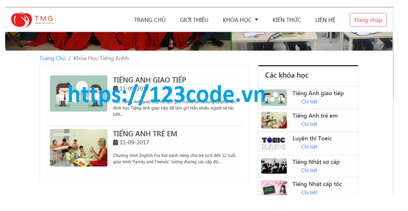 Luận văn tốt nghiệp website quản lý trung tâm tin học ngoại ngữ php thuần có báo cáo