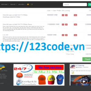 Xây dựng website bán hàng code asp.net mvc kèm báo cáo