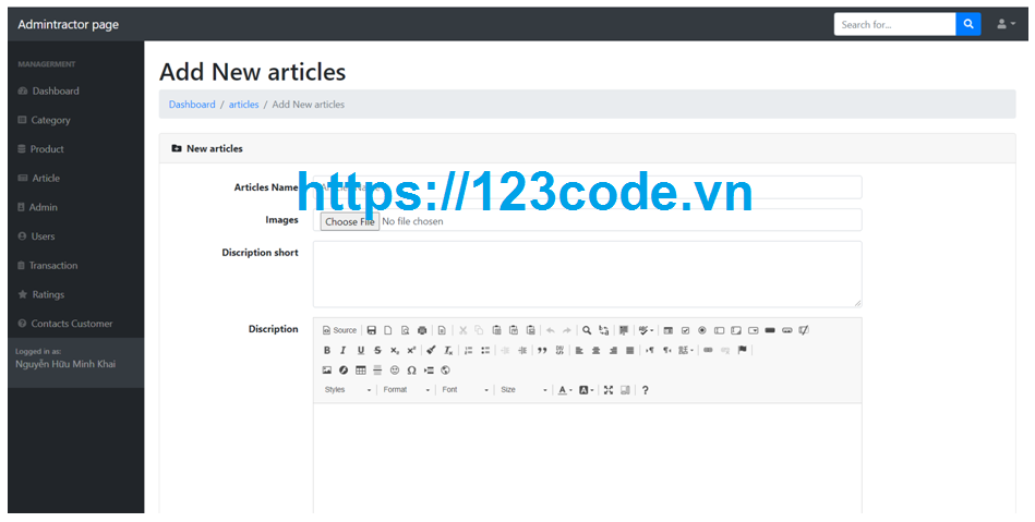 Share code website bán máy tính php thuần có báo cáo