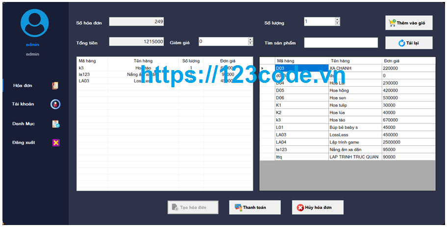 Đề tài môn công nghệ phần mềm quản lý bán hàng c#  sql có báo cáo