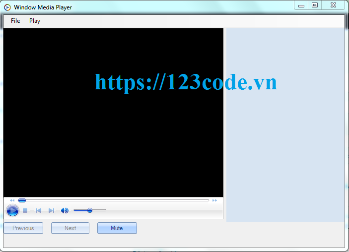 code Window Media Player c# chia sẻ miễn phí
