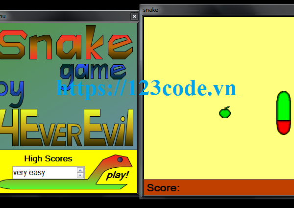 Code Game Rắn Săn Mồi Snake Vb.Net Tải Miễn Phí Tại 123Code.Vn
