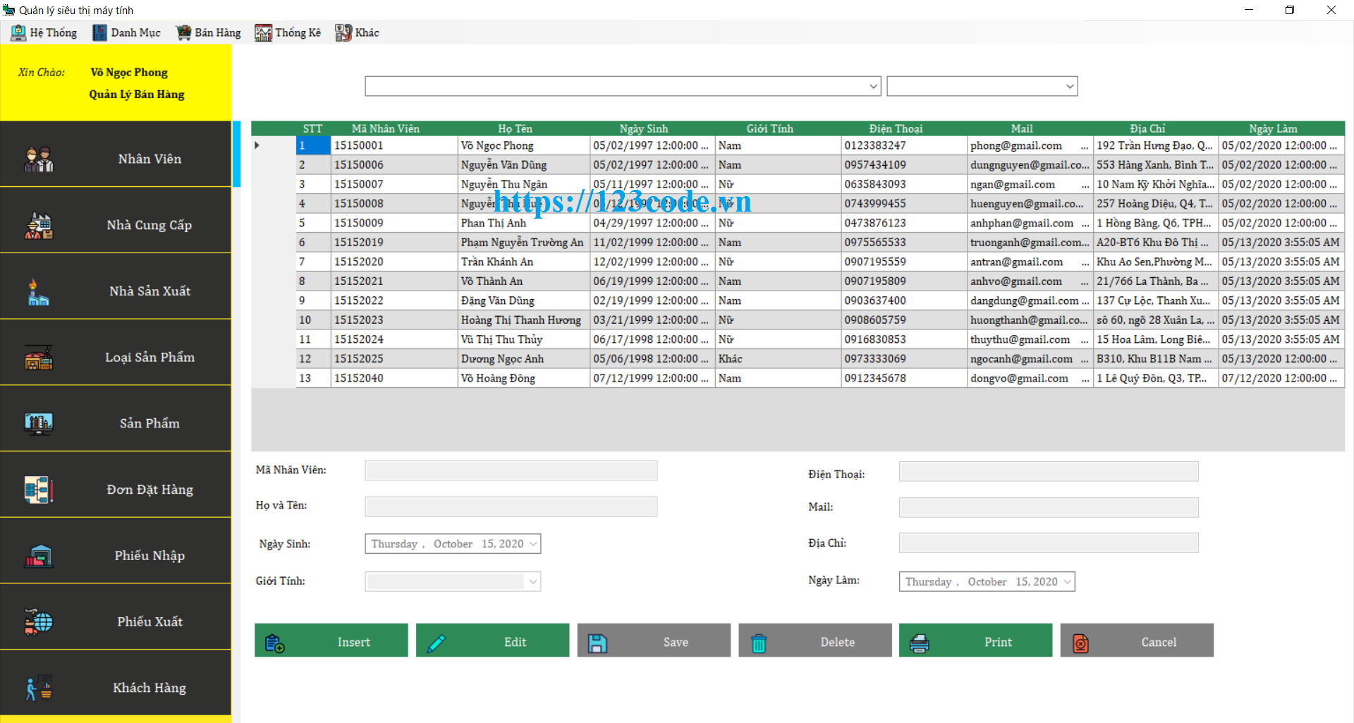 Share code phần mềm bán hàng siêu thị máy tính c# sql