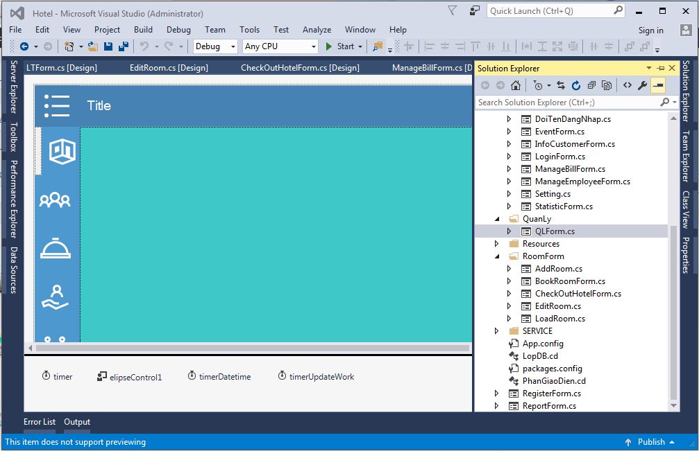 Báo cáo lập trình Windows phần mềm quản lý khách sạn code c# full chức năng