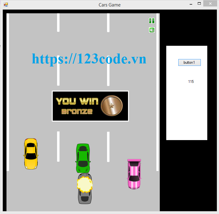 Share miễn phí source code game đua xe c# siêu hay