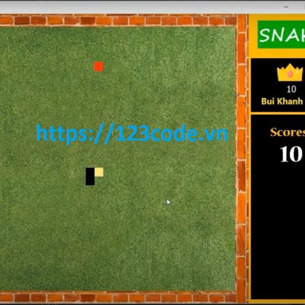 Code game rắn săn mồi java - Game Snake tải miễn phí tại 123code.vn