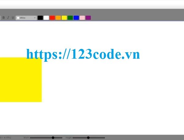 Code phần mềm paint bằng java tải miễn phí tại 123code.vn