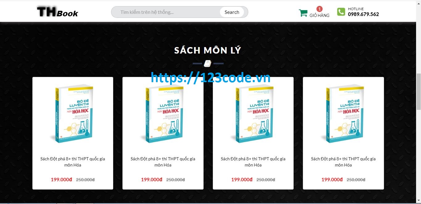 code website bán sách online html - css - javascript tải miễn phí