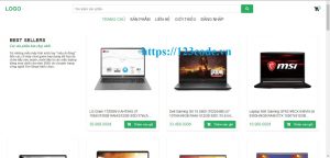 Code trang web bán hàng html - css tải miễn phí tại 123code.vn