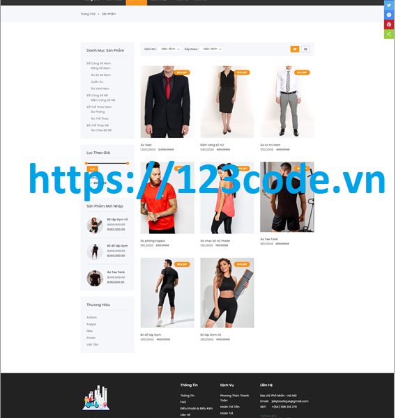 Source code Website Bán hàng thời trang đẹp PHP, đầy đủ chức năng giao diện đẹp + báo cáo. 7